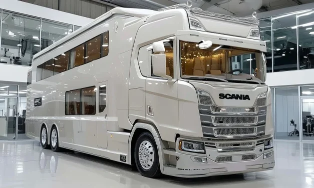 Scania 6×6 Double Decker: Motorhome Futuristik 2026