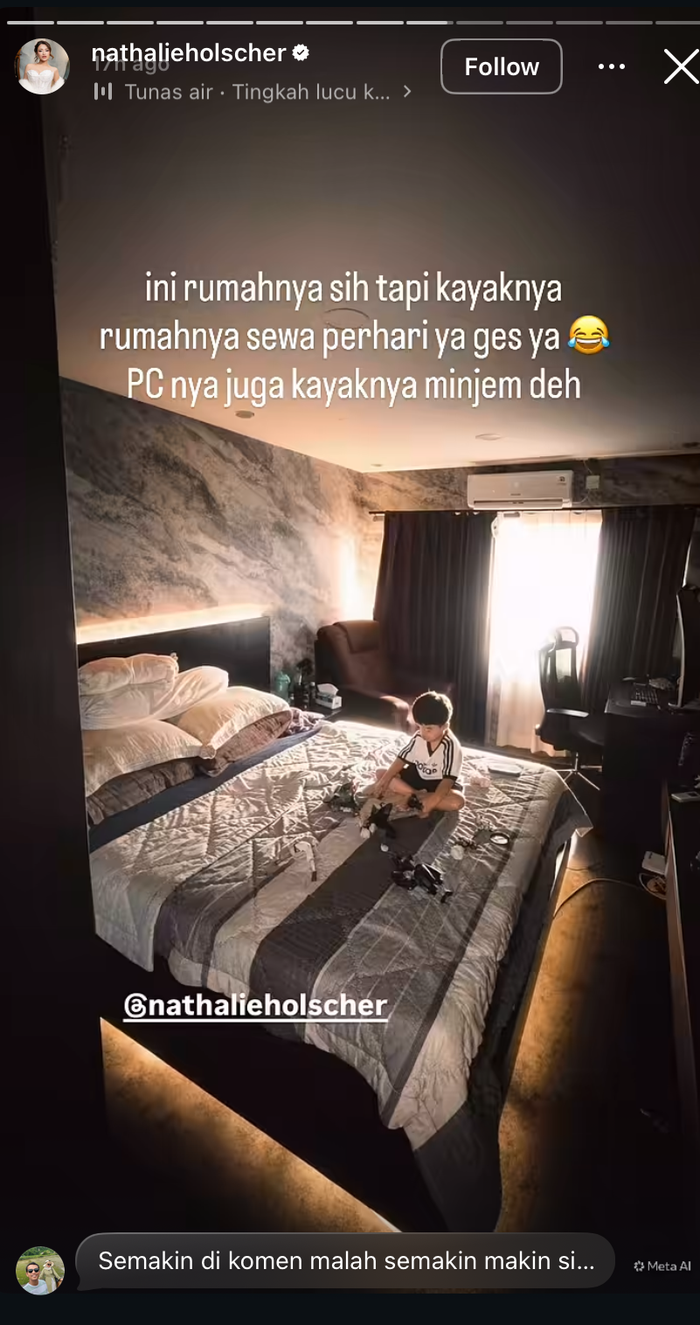 Ramai Di Sorot! Nathalie Holscher: Suami Tinggal Di Rumahnya