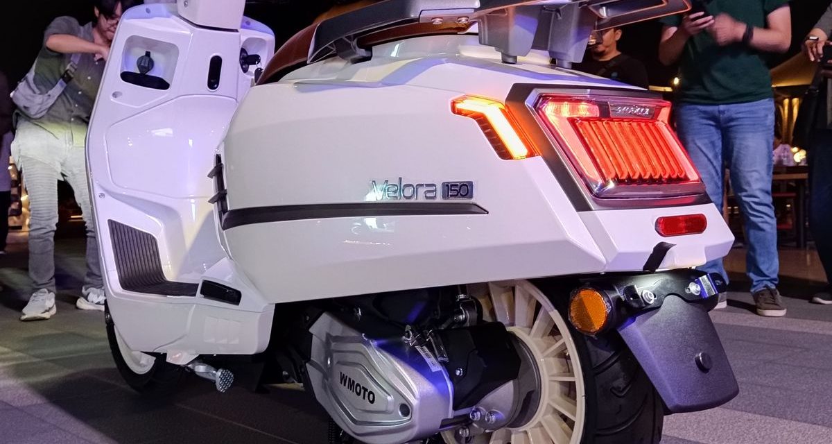 W Moto Velora 150 2026 Tampil Mewah, Desain Klasik Ala Vespa!
