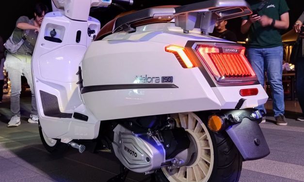 W Moto Velora 150 2026 Tampil Mewah, Desain Klasik Ala Vespa!