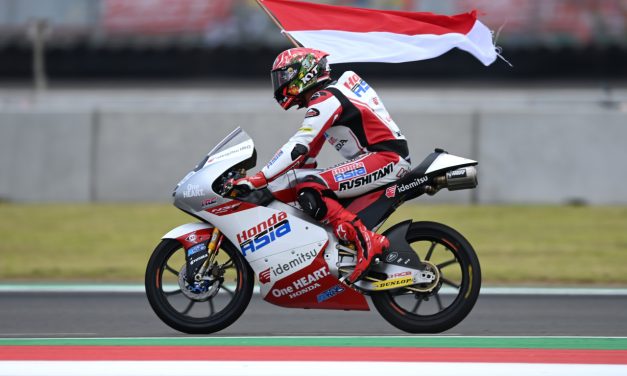Sempat Terjatuh Aneh, Mario Aji Justru Sapu Moto2 Australia!