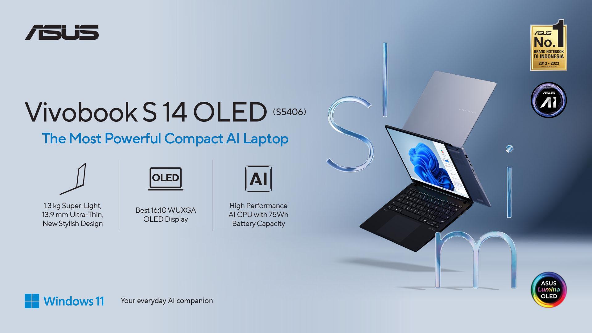 Visual Makin Tajam! ASUS Vivobook S 14 OLED & Layar Premium